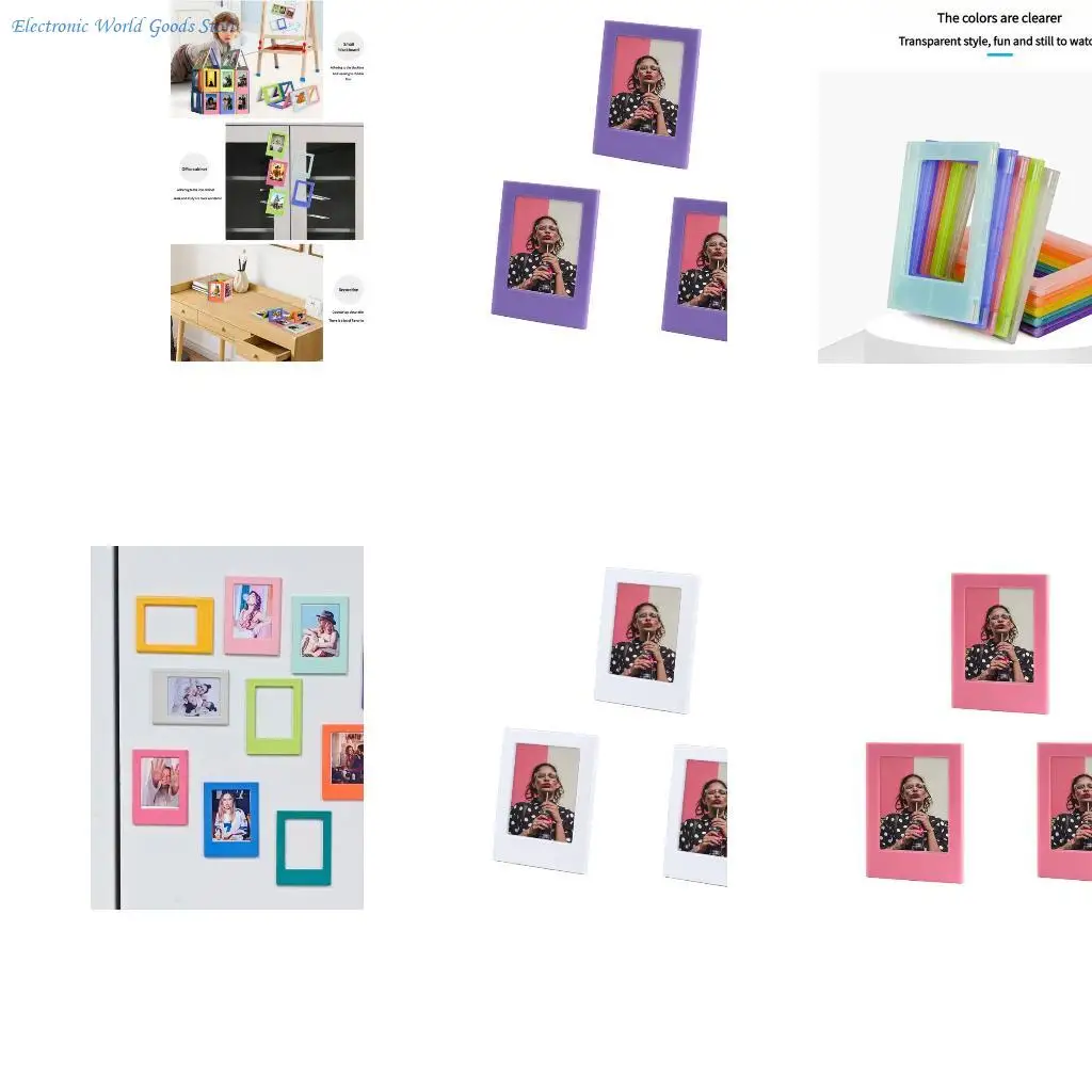 

A3PD Tailored Photo Display For 3.5inch Photos Measurements Prints Flexible Wall Refrigerator Mounting Artistic DIY