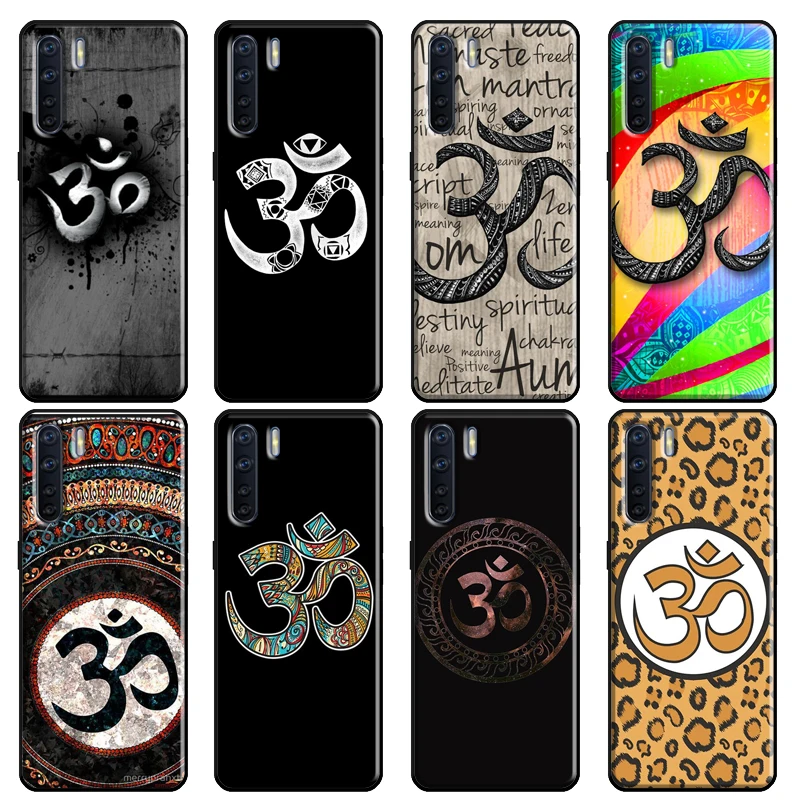 Aum om Namaste Symbol Zen Yoga Case For OPPO Reno 2 Z 4 Pro A5 A9 A31 A53 2020 A1K A3S A5S A15 A52 A72 A83 F5 F7 Cover