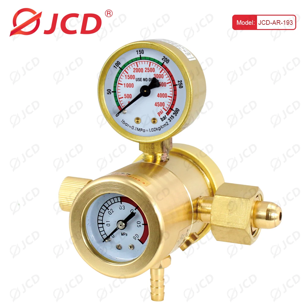 Imagem -04 - Qhtitec Argônio Regulador Co2 Mig Tig Flow Meter Regulador de Gás Flowmeter Weld Gauge Redutor de Pressão 030mpa