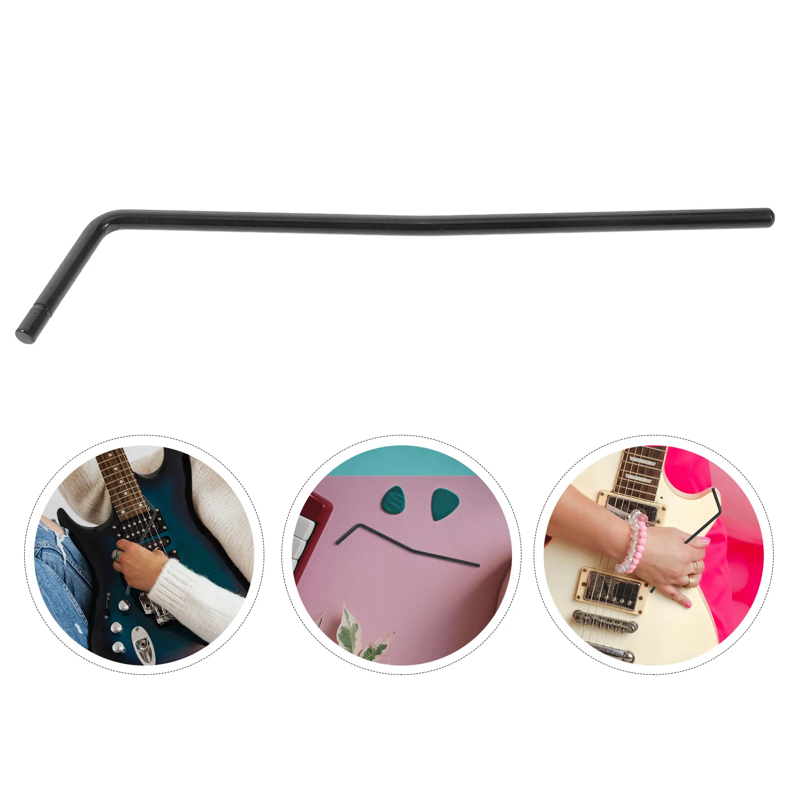 

Metal Vibrato Arm Tremolo Arm for Electric Guitar 5mm Push in Replacement Whammy Bar Tremolo System Parts Metal Whammy Bar