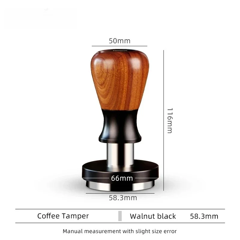 CAFOVO PT-1 58MM/58.3MM Constant Pressure Coffee Tamper 30lb Espresso Tampers with Calibrated Spring Loaded Barista Tool Harmer