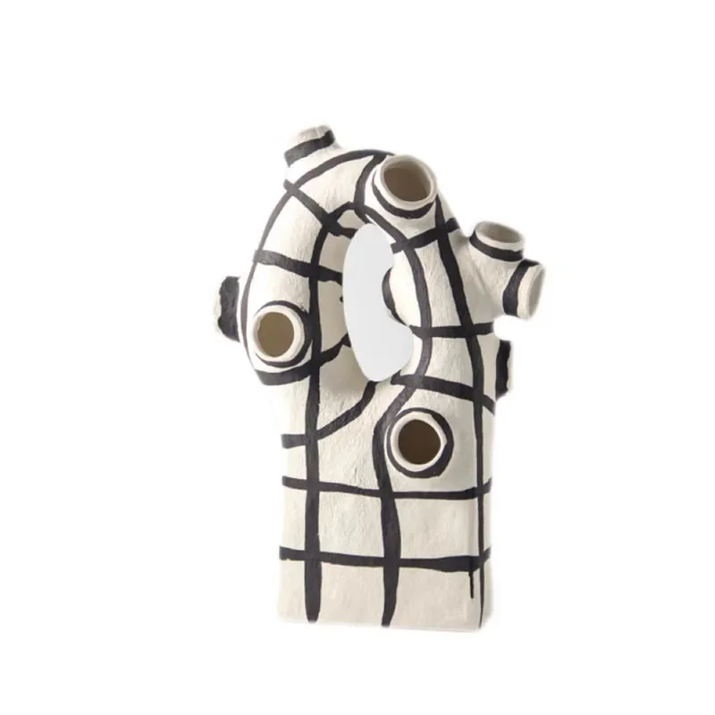 

Porous ceramic flower ware