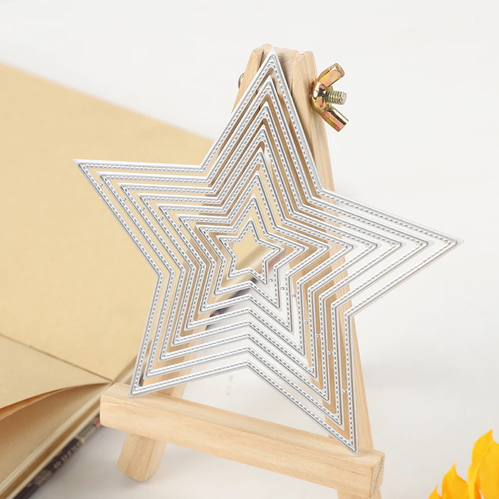 Star Dies Metal Cutting Dies DIY For Scrapbooking Dies Cut Handmade Stencil Craft Mold Mould Model Decor Template