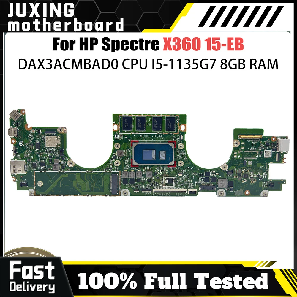 

DAX3ACMBAD0 для HP Spectre Spectre X360 15-EB DAX3ACMBAD0, материнская плата для ноутбука i3 i5 i7, материнская плата для ноутбука с процессором