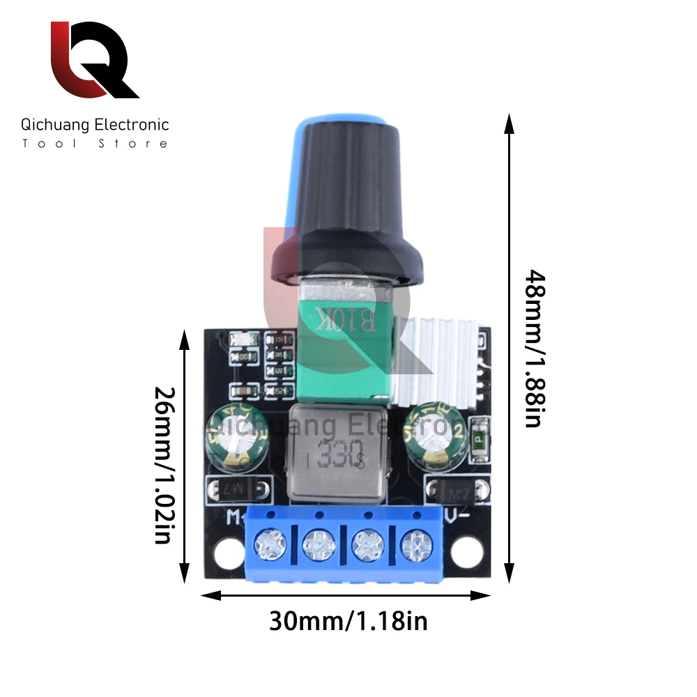 DC12V/24V 3.5A Spannungs regler PWM DC Motor drehzahl regler Gouverneur B10K Potentiometer Knopf Drehzahl regelung LED-Dimmer