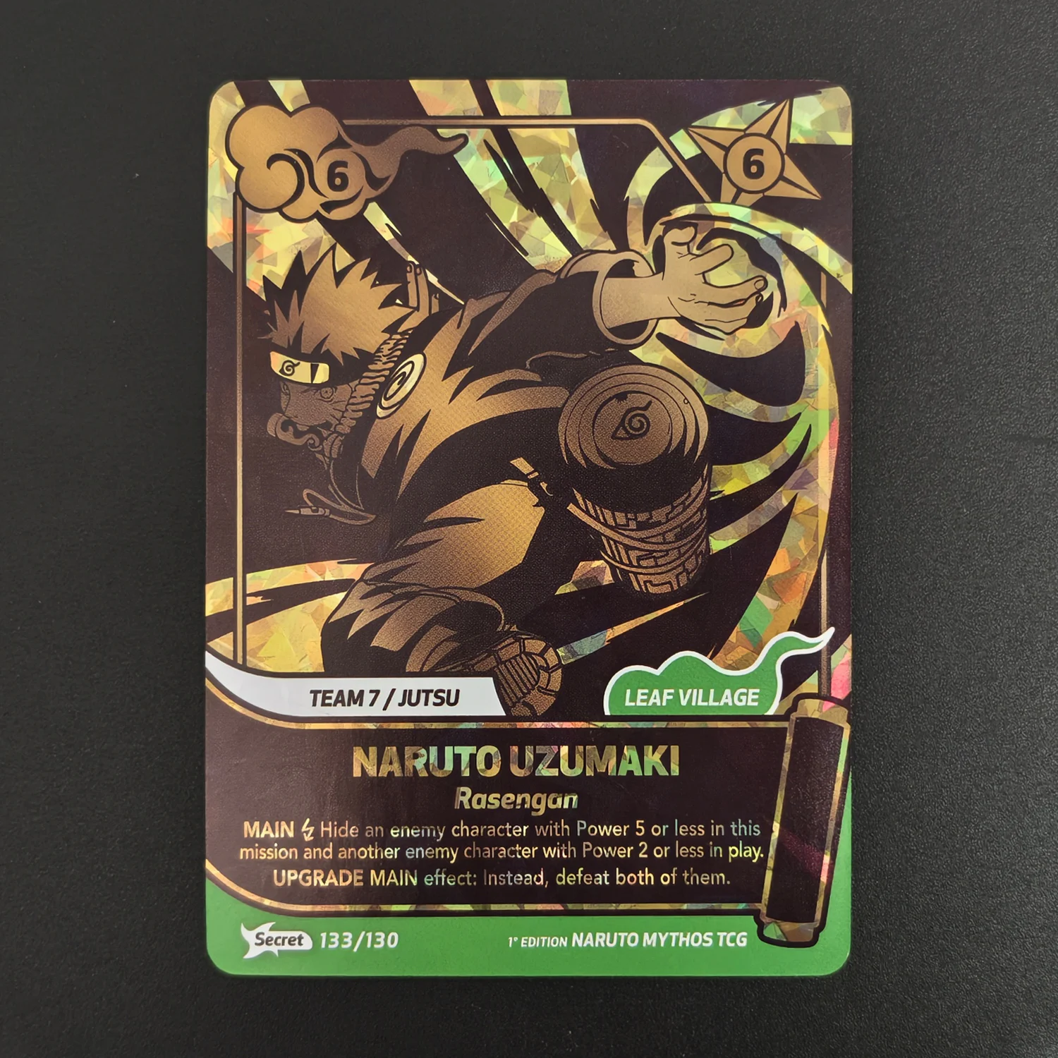 Cartas de Jogo de Anime em Inglês Proxy Naruto Mythos TCG