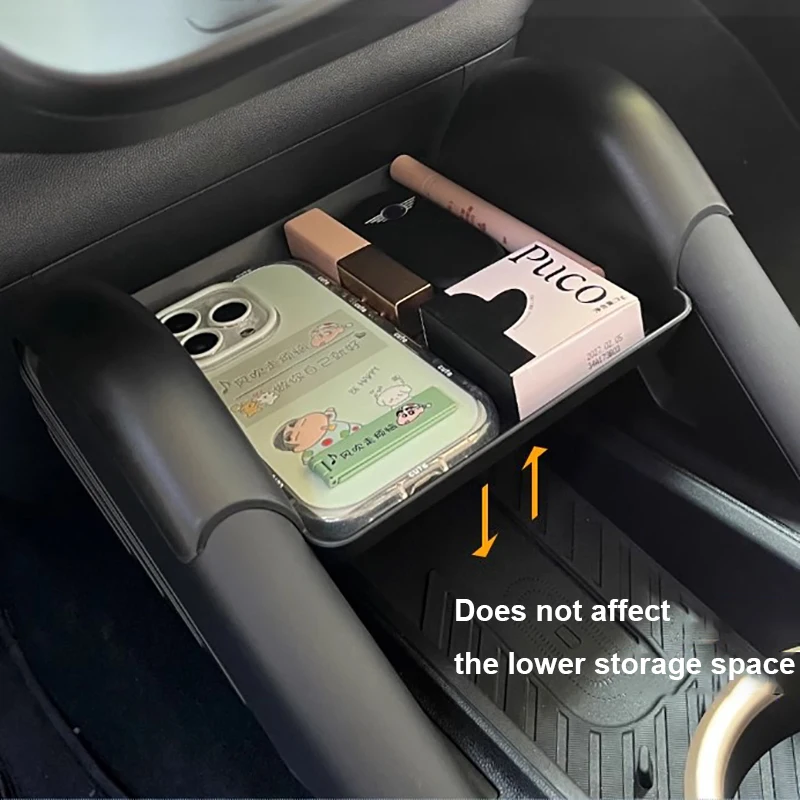 For Mini Electric Cooper E SE J01 EV 2024 2025 Car Central Control Storage Box Decoration Phone Case Kit Interior Accessories