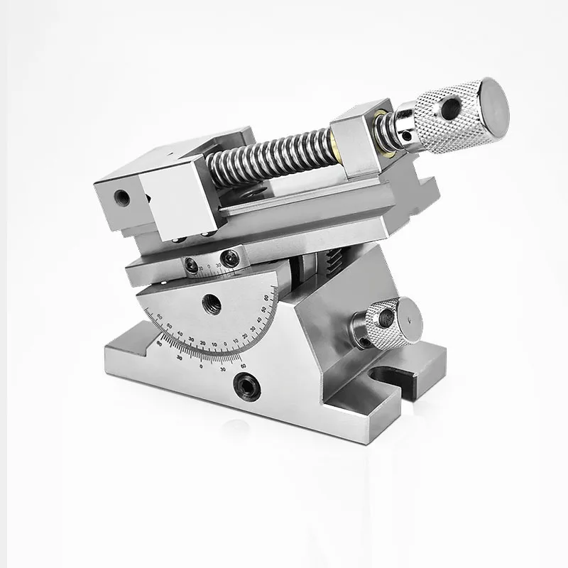 Rectificadora Universal de 2 pulgadas, mesa de tornillo, pendiente Sinusoidal, herramientas de tornillo de ángulo de ajuste simultáneo bidireccional de precisión