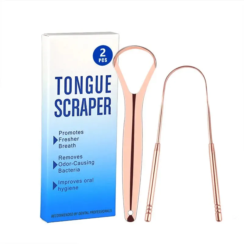 

15 Sets Tongue Coating Tongue Scraper Stainless Steel Cleaning Remover Coated Brush Scraping Tongue Oral Hygiene Tools