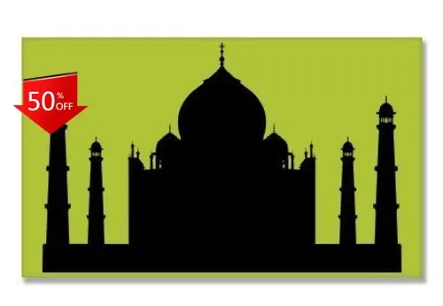 

Taj Mahal Funny Walls Car Truck Bumper Waterproof Vinyl Decal Sticker Cute Trendy Unique Cool Retro
