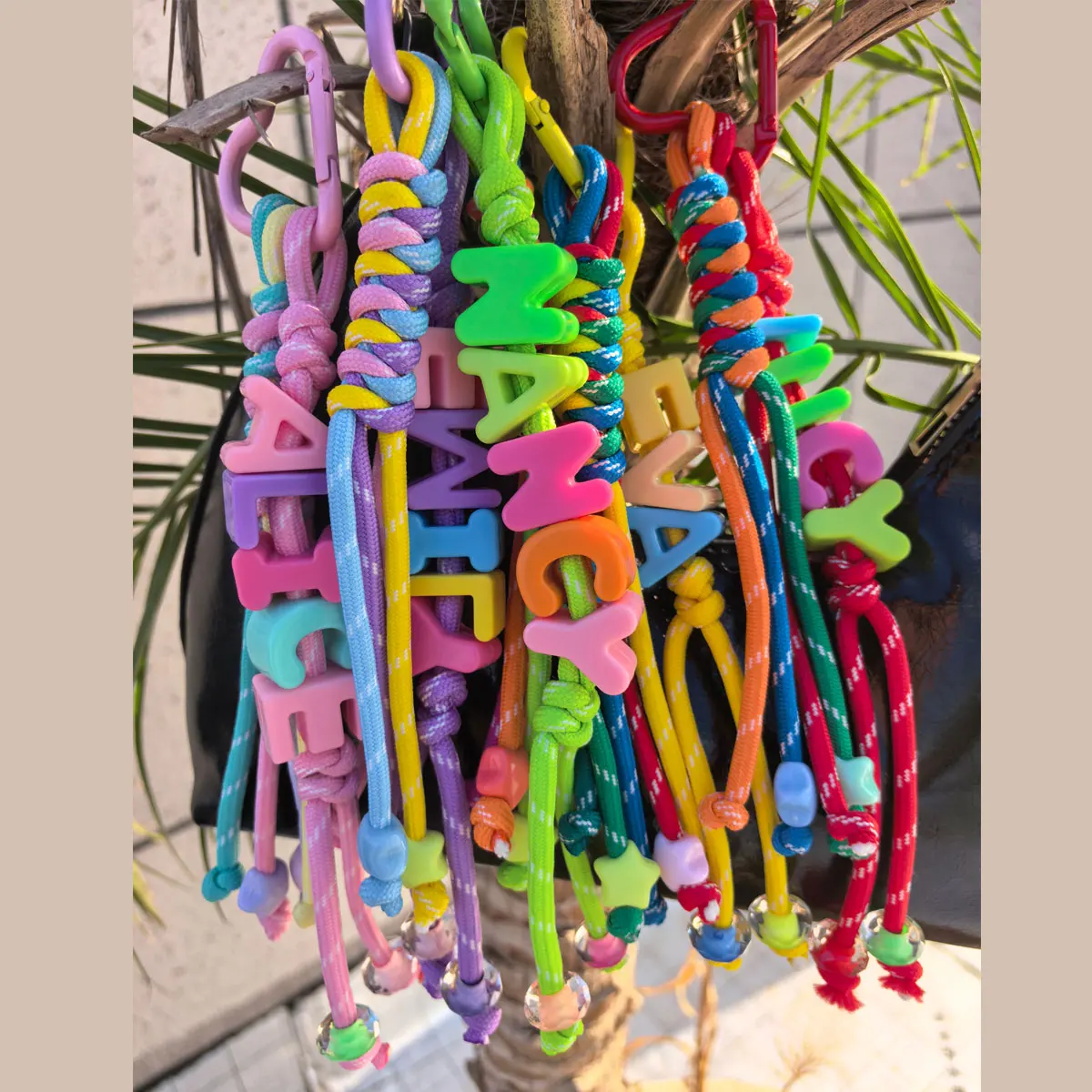 Customizable Hand-Woven Bag Decoration, Colorful Gift