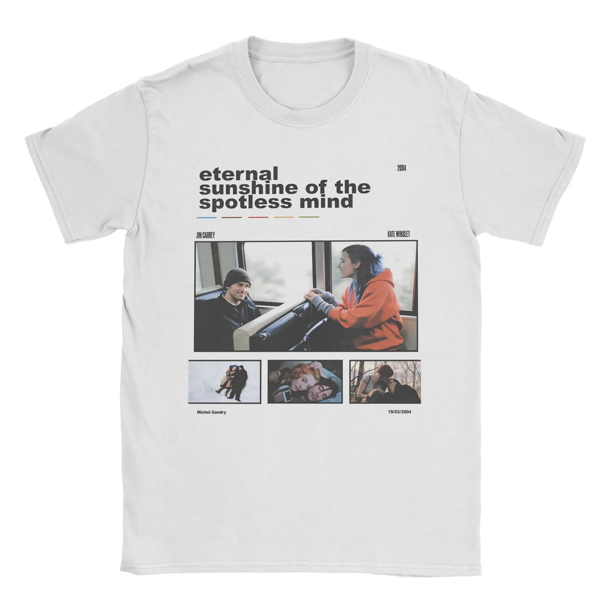 Eternal Sunshine Of The Spotless Mind T Shirts Men Pure Cotton Vintage T-Shirts Crew Neck  Tee Shirt Short Sleeve Clothes Summer