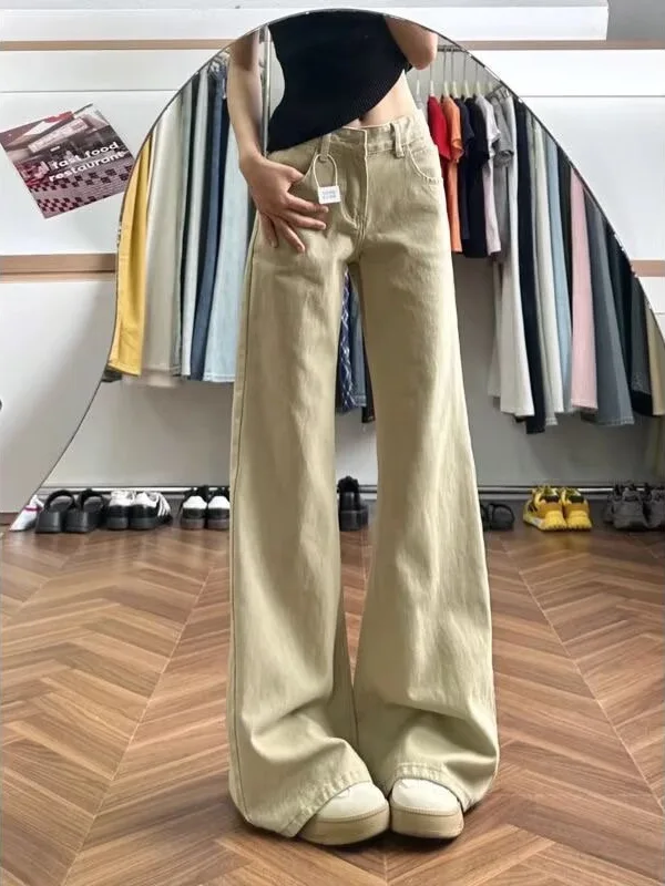 Pantaloni a gamba larga Donna alta Donna in pile invernale a tutta lunghezza Accogliente salotto Spazzolato Foderato delicato Pantaloni Softshell in peluche Highstreet