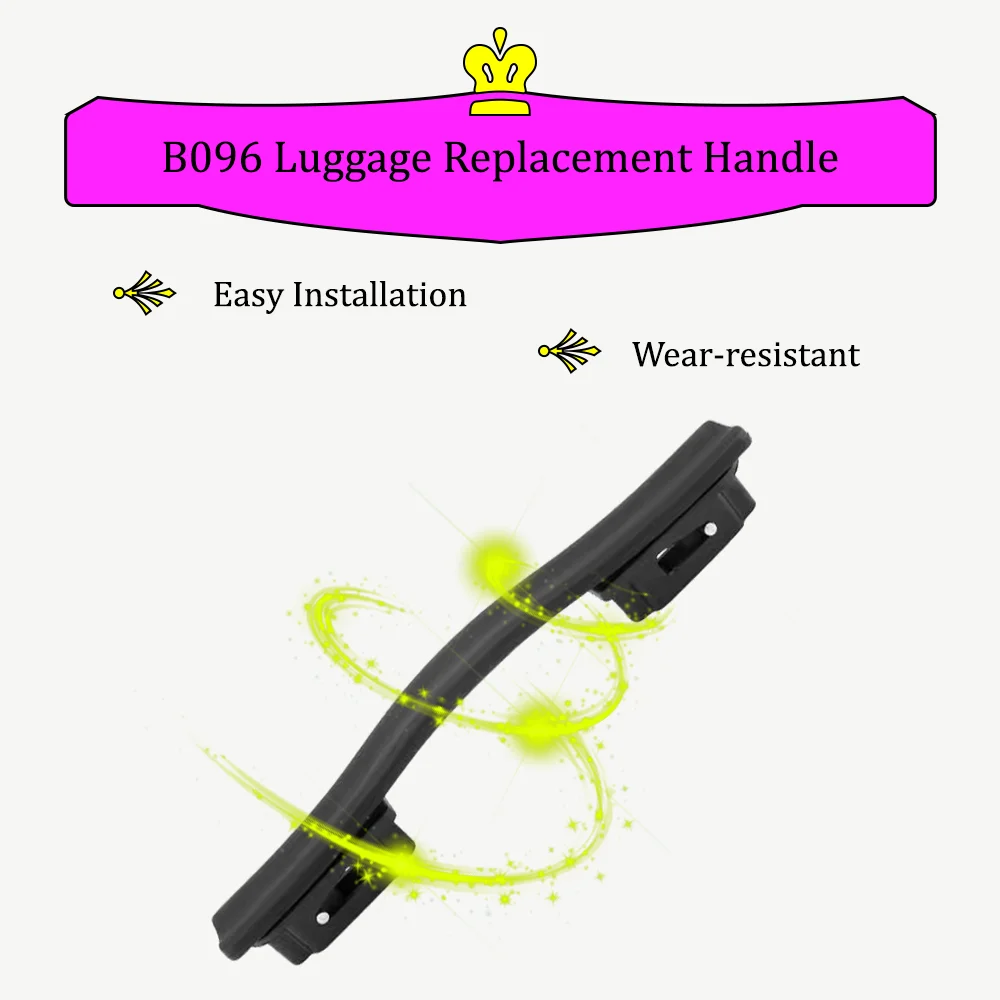 B096 Luggage Accessories Handle Trolley Case Universal Retractable Handles Suitcase Password Box Replacement Repairing Grip