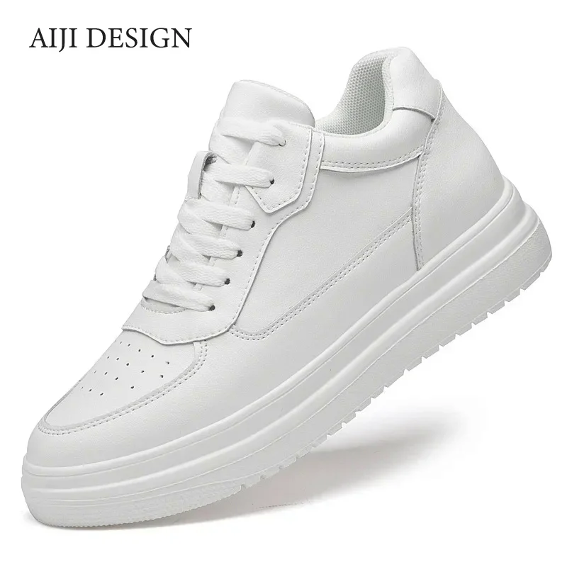 Genuine Leather Heightening Elevator Shoes Height Increase Shoes Men Height Insole 6CM Men Sneakers Sport zapatos para hombre