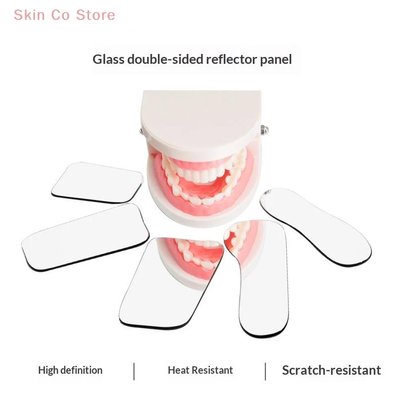 [CO]1/5 PCS Dental Intraoral Mirrors Autoclavable Photography Double Side Mirrors Glass Intra Oral Reflector Dental Instruments