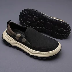 Men's Summer Canvas Shoes Ice Silk Cloth Shoes Breathable Casual Popular Fashion Flat Shoes