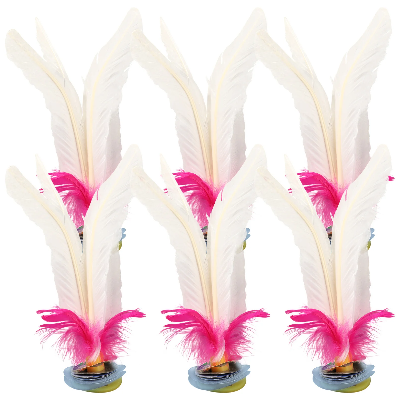 6 pçs brinquedos ao ar livre para crianças pé esportes peteca kick petecas jianzi kicking branco crianças