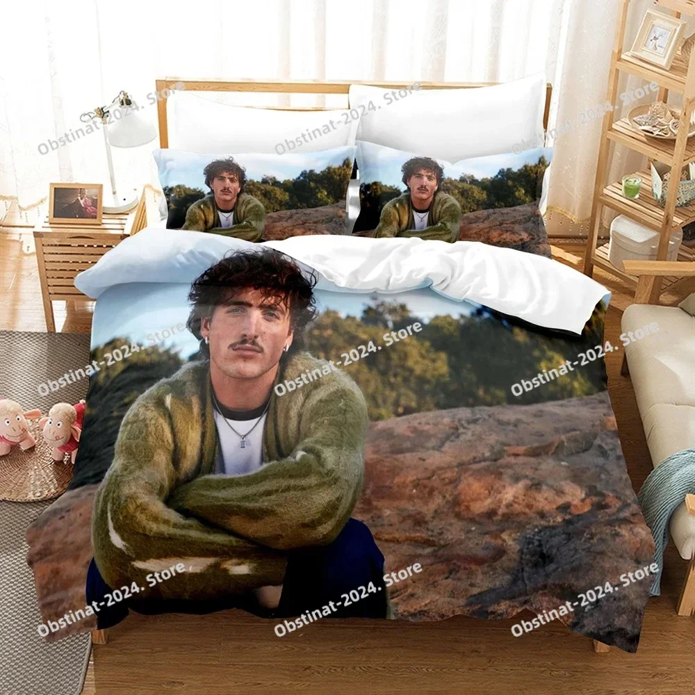 

Benson Boone concert Bedding Set Printed single Comforter Quilt Bed Cover Duvet Cover Pillow Case 3 Pieces Sets Kids Adult Size