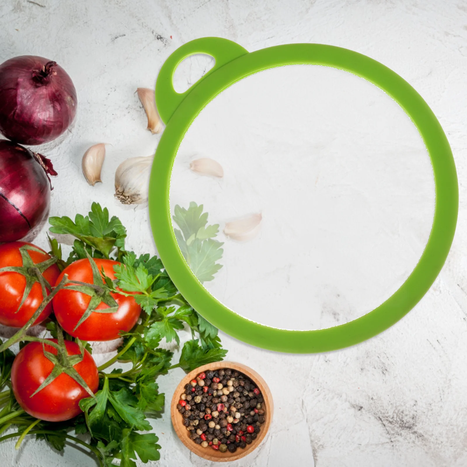 Thickened Glass Cutting Board for Household Kitchen Nonslip Kitchen Counter Chopping Board Fruit Vegetable Preparation