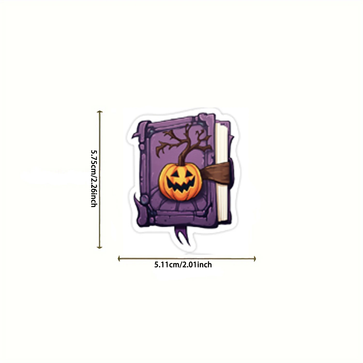 مجموعة ملصقات الهالوين الفريدة من نوعها مكونة من 50 قطعة، ديكور متعدد الأغراض لزجاجات المياه وأجهزة الكمبيوتر المحمولة والمجلات والمزيد