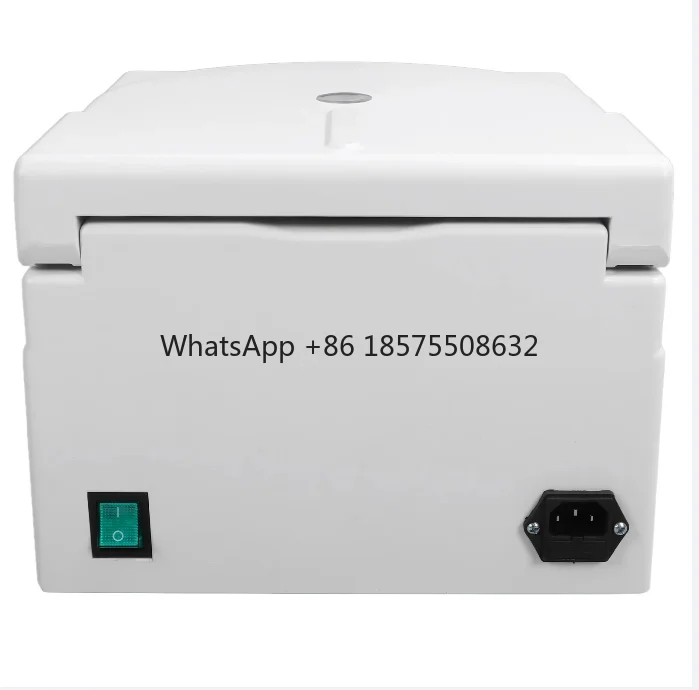 TD4C Benchtop Centrifuge 4000r/min 12x15ml Rotor 2200xg Centrifugal Force Low Speed LCD Display Centrifuge with Timer
