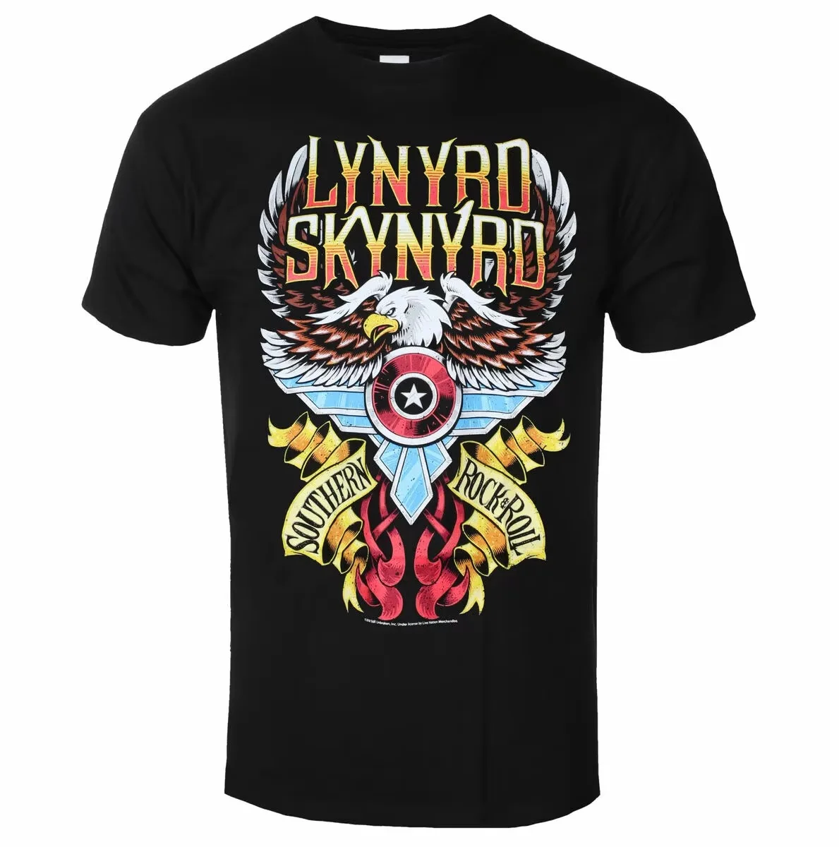Eagle Shield LYNYRD SKYNYRD Band Graphic T-Shirt Cotton Men Women Streetwear Tee