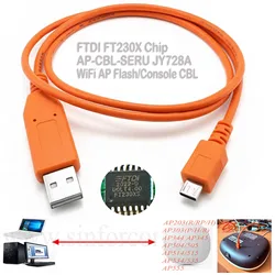 Orange Micro USB Cable AP-CBL-SERU JY728A USB Console Flash Cable for Aruba Wifi AP Models AP22/345/505/515/535/555 US/RW