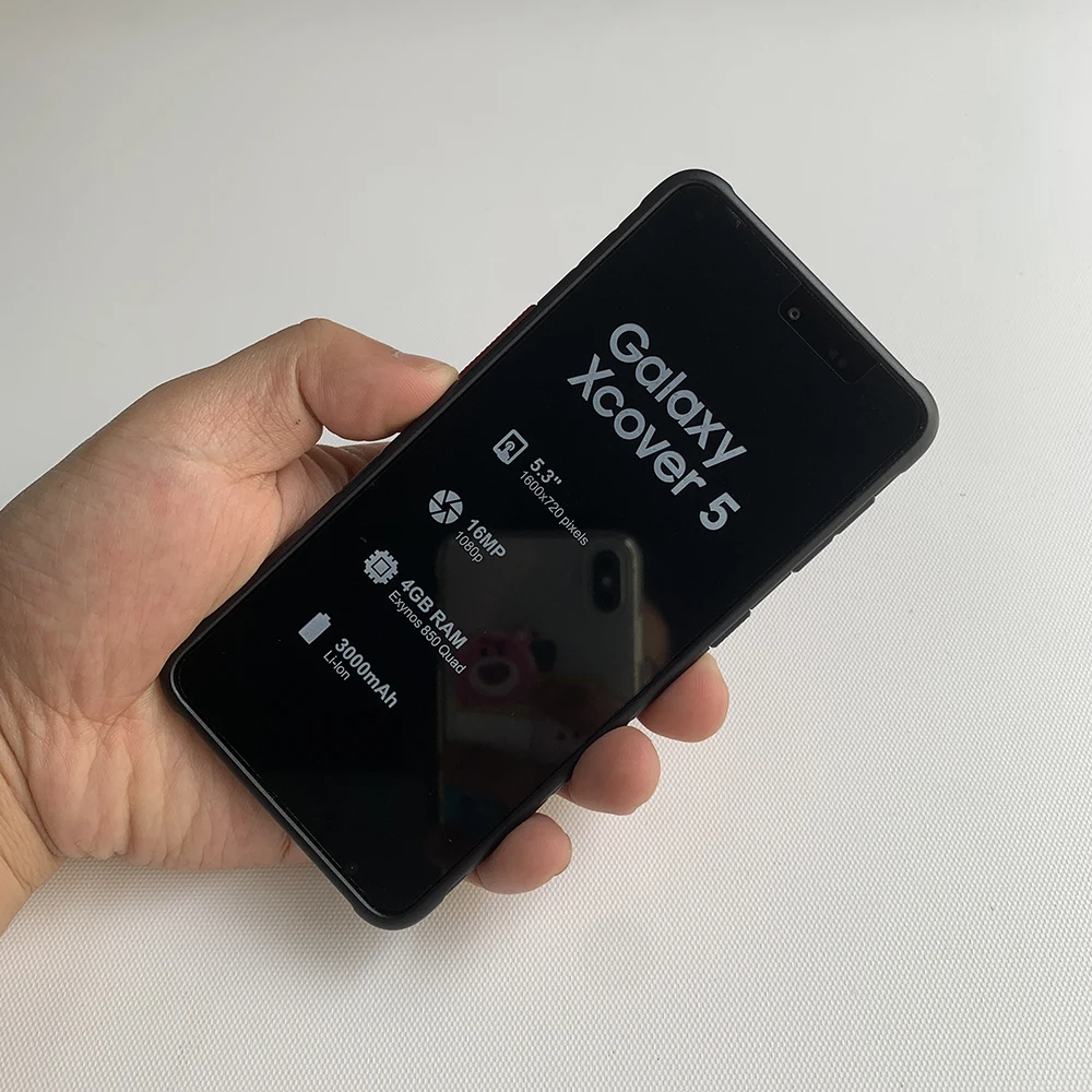 هاتف Samsung Galaxy Xcover 5 G525F G525N 4G بشاشة 5.3 بوصة وذاكرة وصول عشوائي 4 جيجابايت وذاكرة قراءة فقط 64 جيجابايت NFC ثماني النواة xcover 5 هاتف محمول