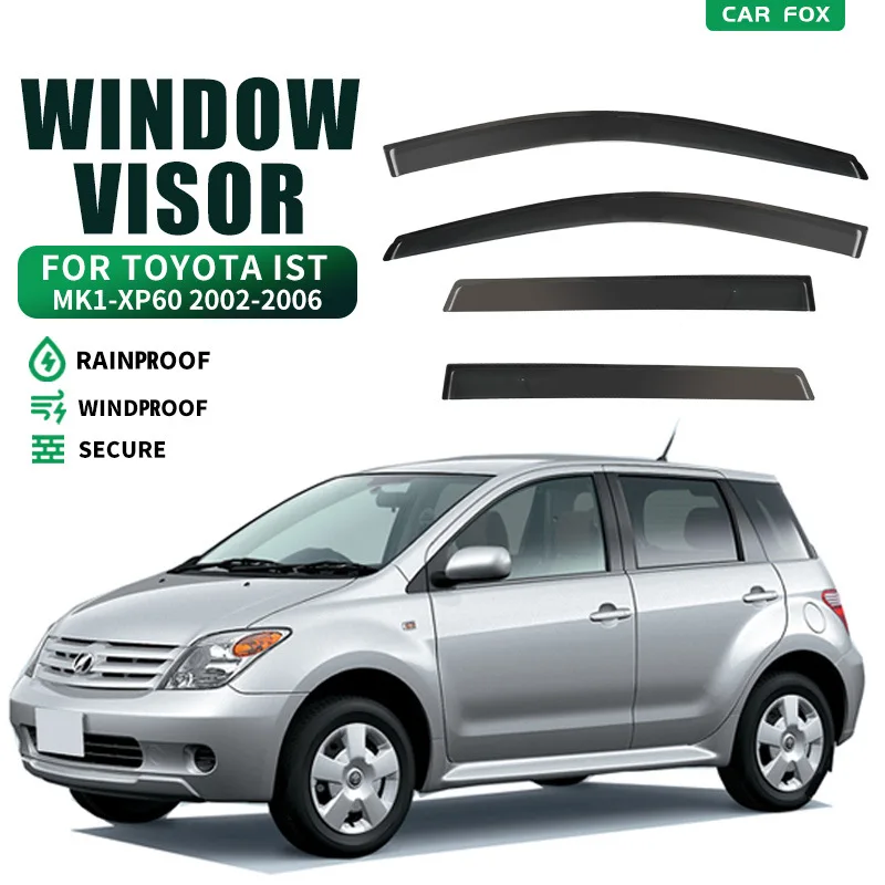 

For Toyota IST 2002-2006 Car Window Visor Awning Shelters Windshield Side Window Rain Sun Shade Auto Accessories