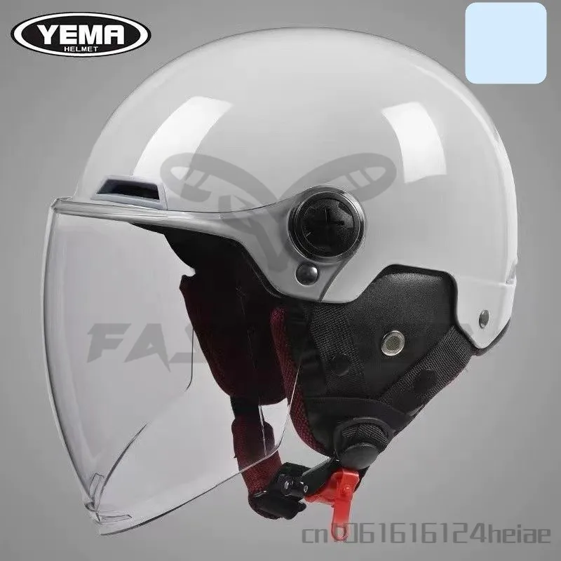 YEMA-lente transparente para casco de motocicleta, accesorio Original de protección solar para verano, 351, 350