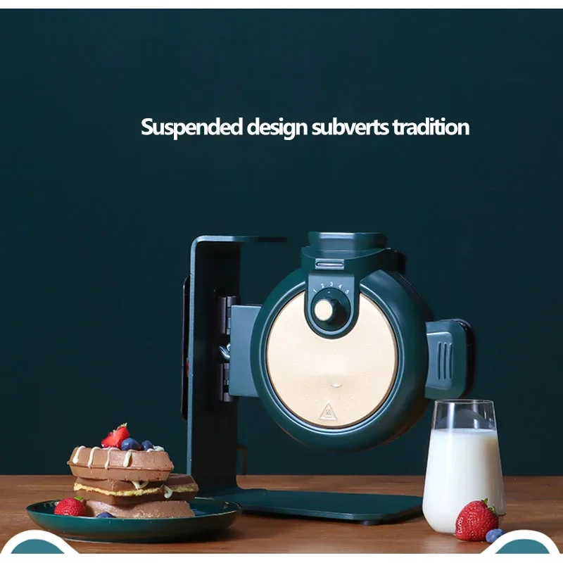 Maszyna do gofrów, komercyjna maszyna do muffinów, dwustronne ogrzewanie, pionowa maszyna do ciasta śniadaniowego z kratką