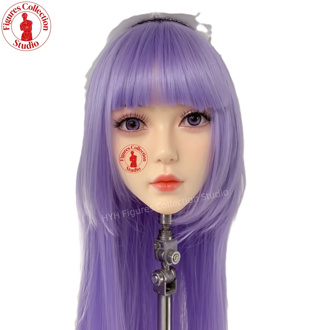 

Studio Makeup Head HYH-THB-KX-0034 Life-Size, M16 Interface, Artistic for Hairstyle, Jewelry, Photography