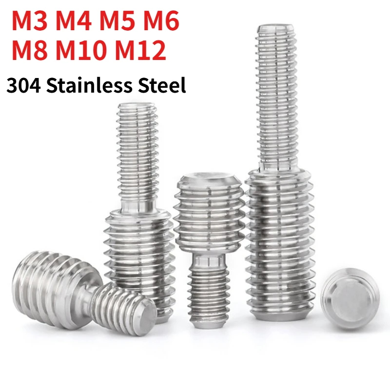 M3 M4 M5 M6 M8 M10 M12 304 Stainless Steel Thread Conversion Screw, Male To Female Thread Reducing Adapter Screw, Ransfer Stud