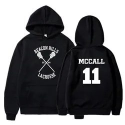 Teen Wolf Hoodie for Men McCall 11 Lacrosse Stilinski 24 Lahey 14 boy girl Hoodies Red Sweatshirts  Anime Long sleeve Pullover