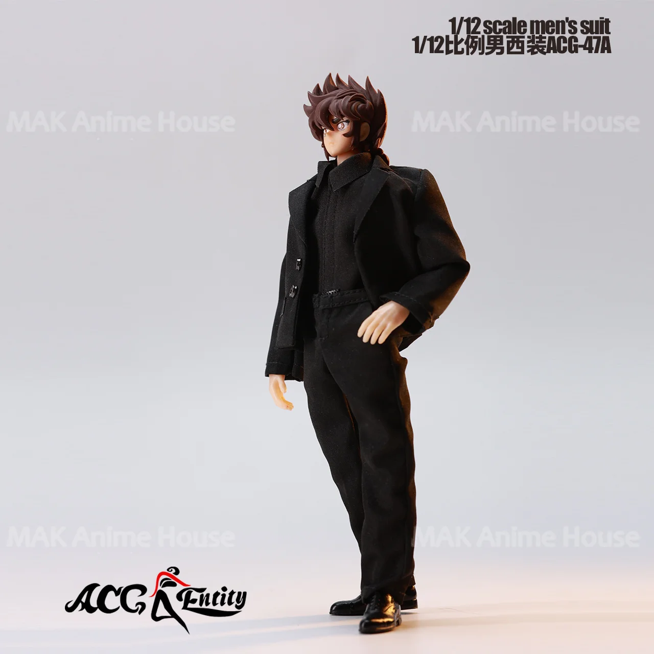 ACG-47 1/12 مقياس الذكور دعوى سترة قميص بدون أكمام السراويل القماش ملحق نموذج ل 6 ''الجندي عمل الشكل الجسم الدمى لعبة #6