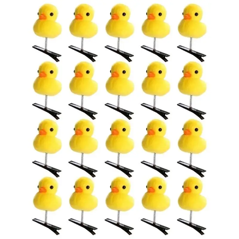 39BD Cartoon DIY Duck Clip Hairpin Fashionable Hair Accessory for Women Girl