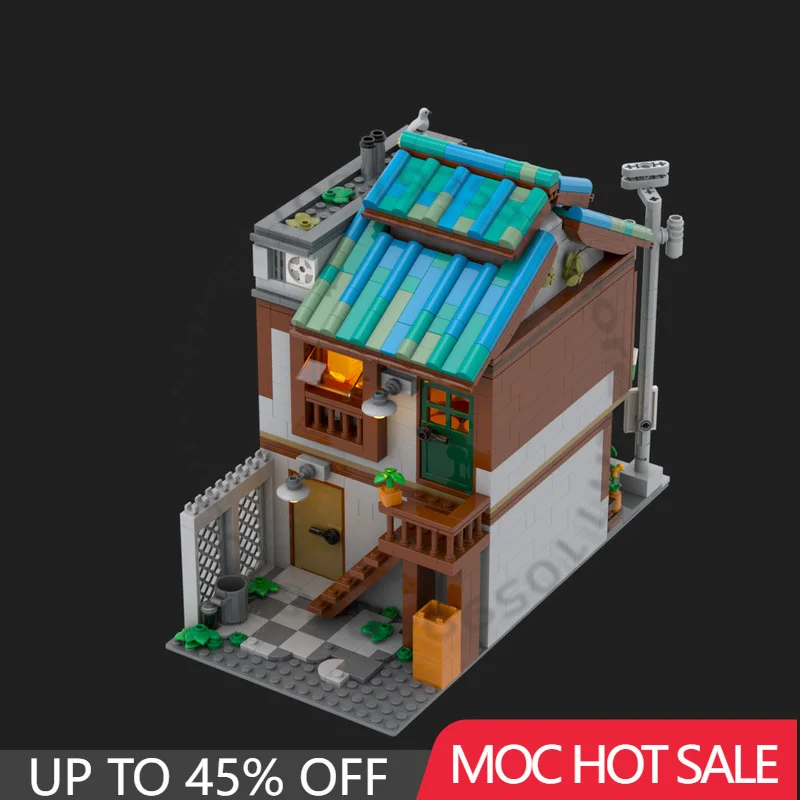 

1568 PCS MOC Customize Modeular Buildings Series The Sunflower Shop Model Building Block Brick Assembly Toy Birthday Gift Kid