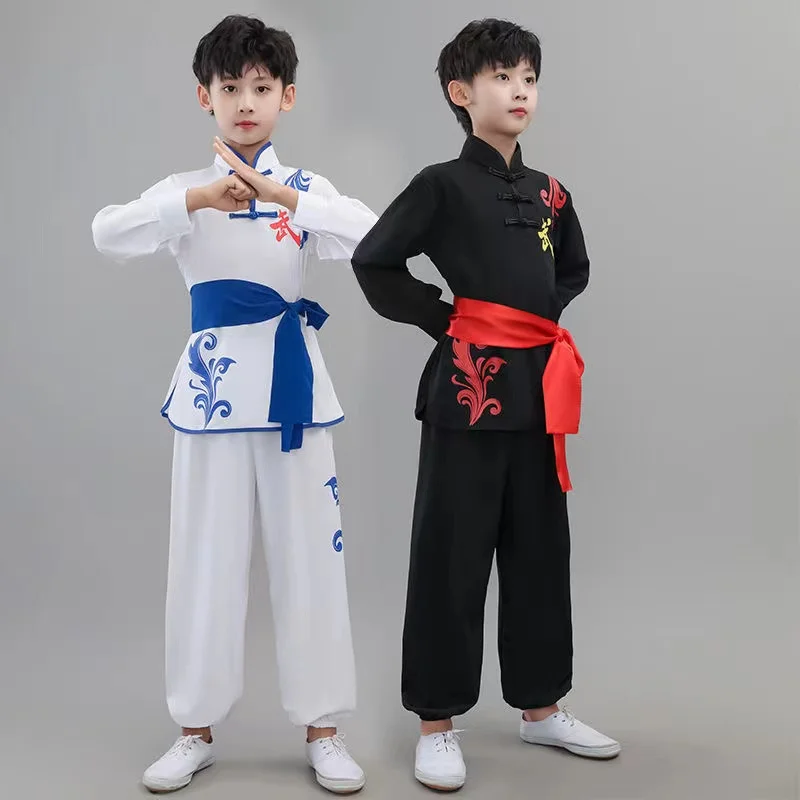 Martial Arts Suit Outfit Changquan Costume For Girl Boy Children Adult Chinese Traditional Wushu Uniform Kids Kung Fu Clothes