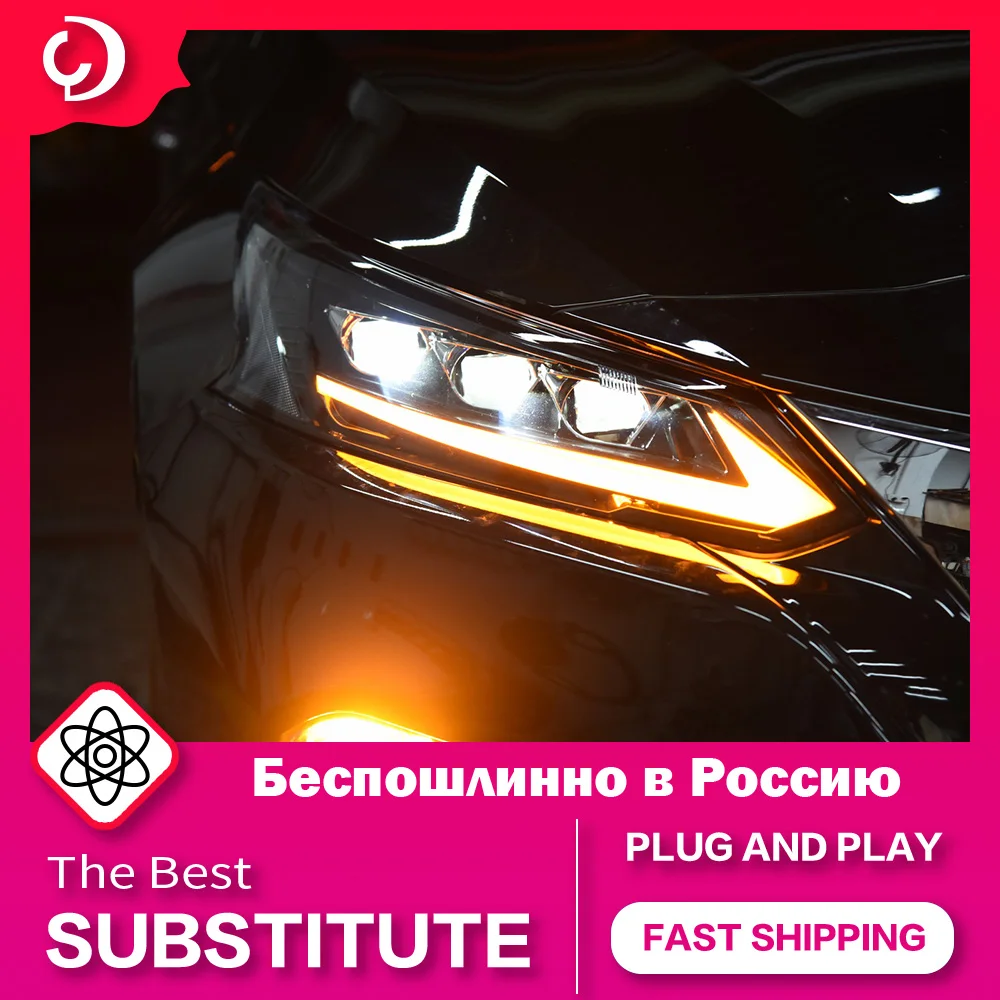 AKD Car Styling Headlights for Nissan Teana 2019-2021 LED Head Lamp Dynamic Signal Animation DRL Led Projector Accessories