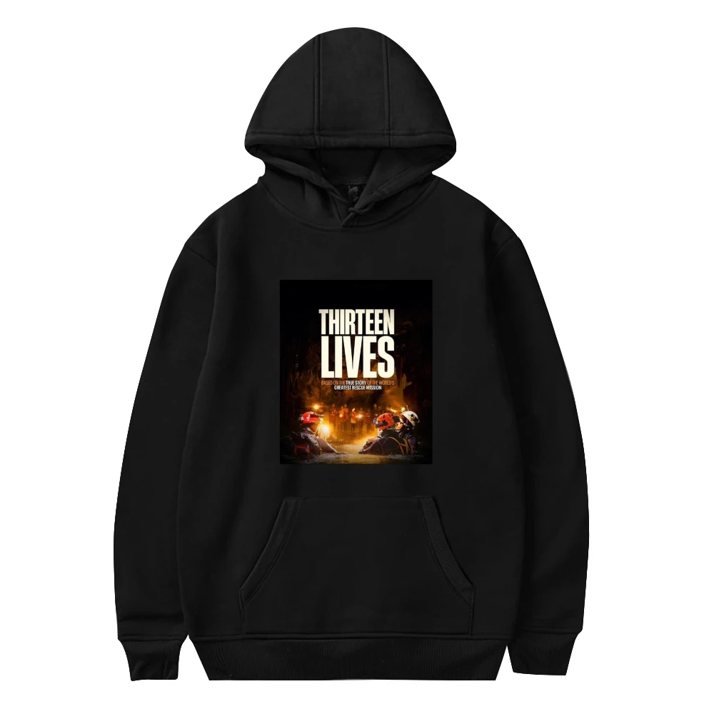 Thirteen Lives American Movie Hoodie Unisex Long Sleeve Women Men Hooded Sweatshirt Casual Style Fashion Clothes