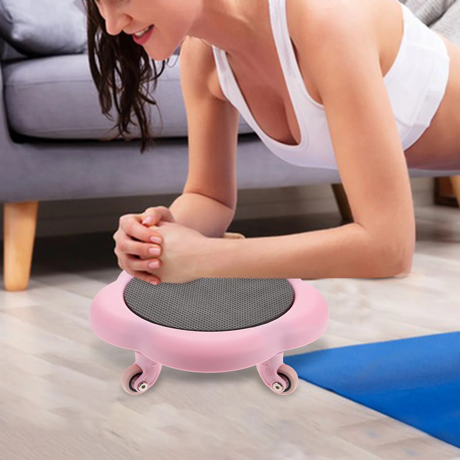 

Machine Five-Wheel Stability Floral Design Core Exercise Equipment For Home Abdominal Workout Trainer Ab Floor