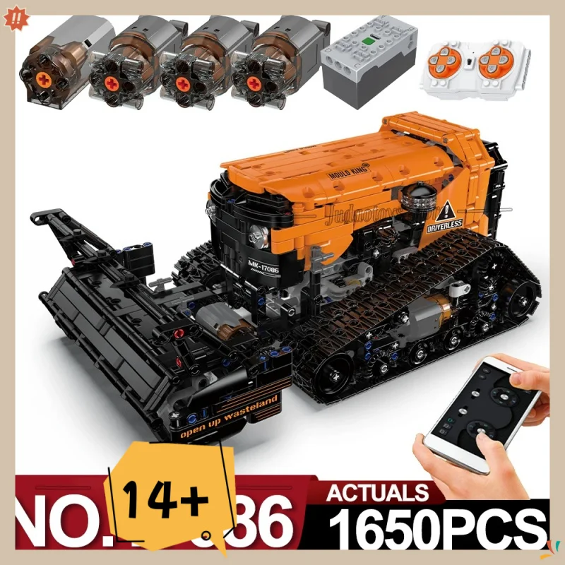 

Mould king 17086 Remote-controlled raclaining machine model Building Blocks toys MOC bricks Truck toys for Kids Christmas Gift