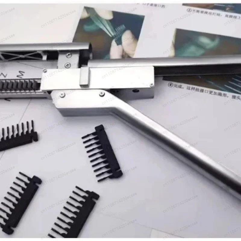 6D Hair Extension Machine with Plier Set with Extension Strands/Quick and Seamless Extension