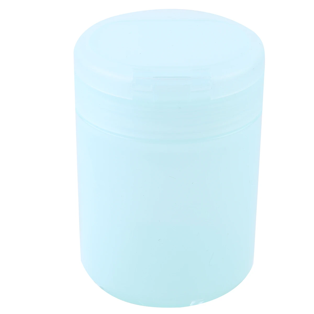 

Cotton Swab Storage Box Cylinder Bathroom Vanity Organization Plastic Lightweight Portable Cotton Box Storage Container