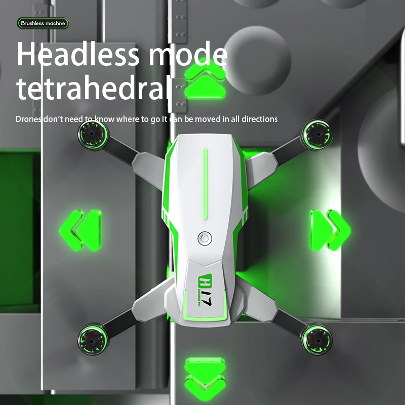 5G WIFI RC Drone Dual กล้อง 4CH รีโมทคอนโทรลแบบไม่มีแปรง Quadcopter Drone Optical Flow ตําแหน่ง 360 องศาของเล่นเด็ก