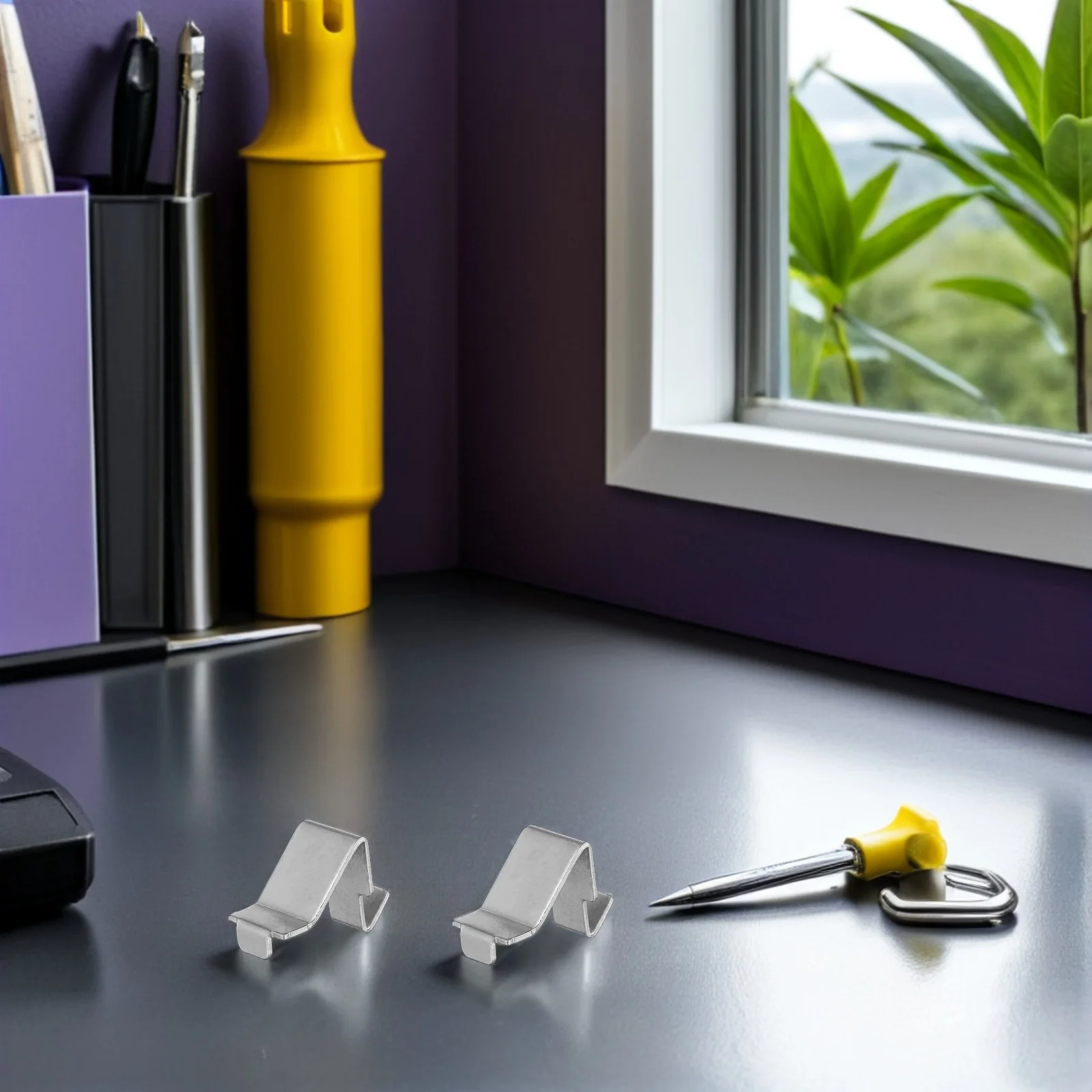 

50Pcs Metal Shelf Clips Stable Support Easy Adjustment Iron Cabinet Clamps for Various Shelves Metal Shelf Clips