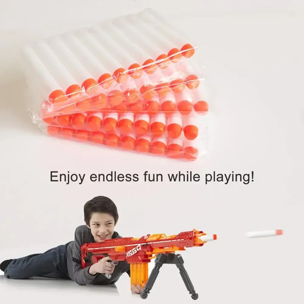 رصاصات ناعمة مضيئة بيضاء من nerf ، من أجل من من من من ؟ ؟ ، رأس ثقب أجوف ، إكسسوارات مسدس لعبة nerf