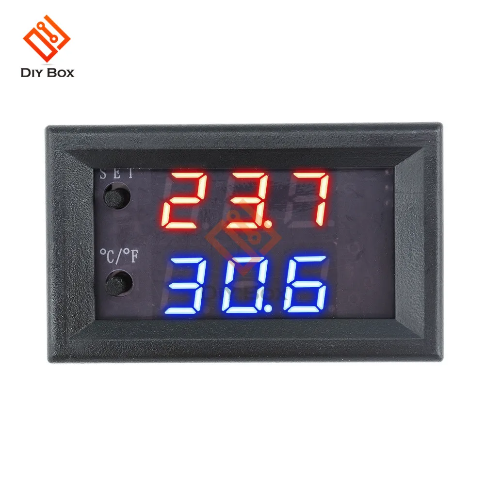 W1209WK W1209 WK DC 12V LED Digital Thermostat Temperature Control Thermometer Thermo Controller Switch Module + NTC Sensor