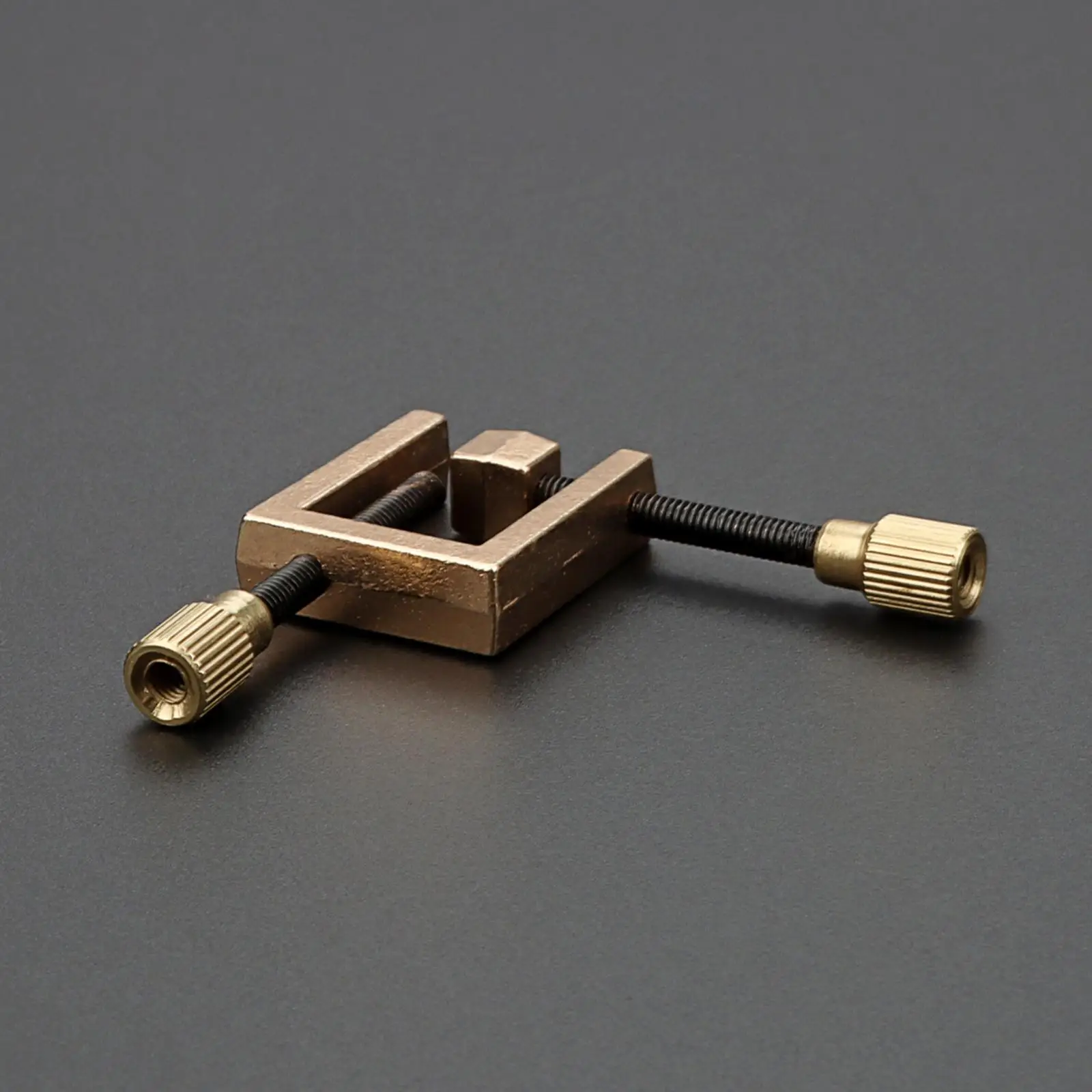 Precision Violin Side Clamp Brass Adjustable Luthier Tool Edge Crack Repair Accessory for Violin